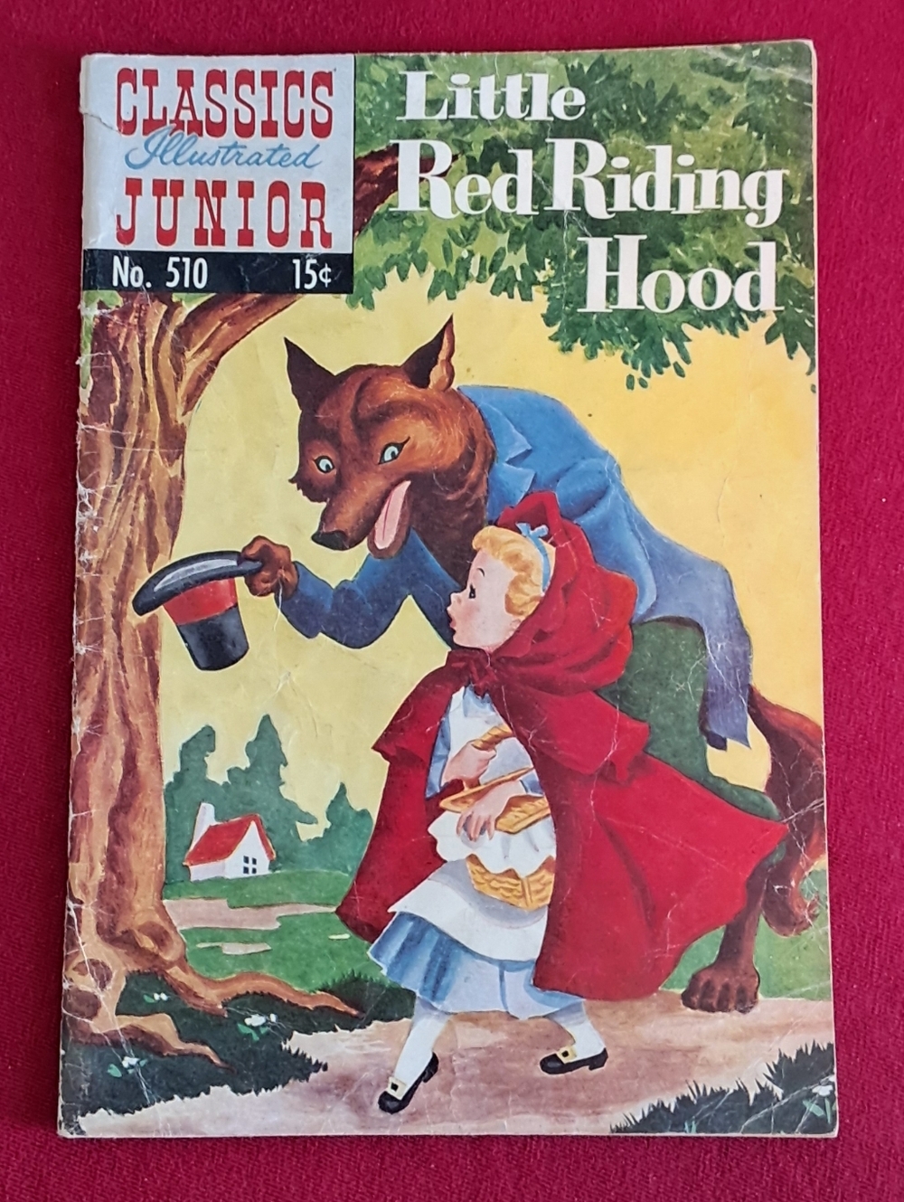 Classics Illustrated Junior #510 1954 Golden Age Red Riding Hood VF+